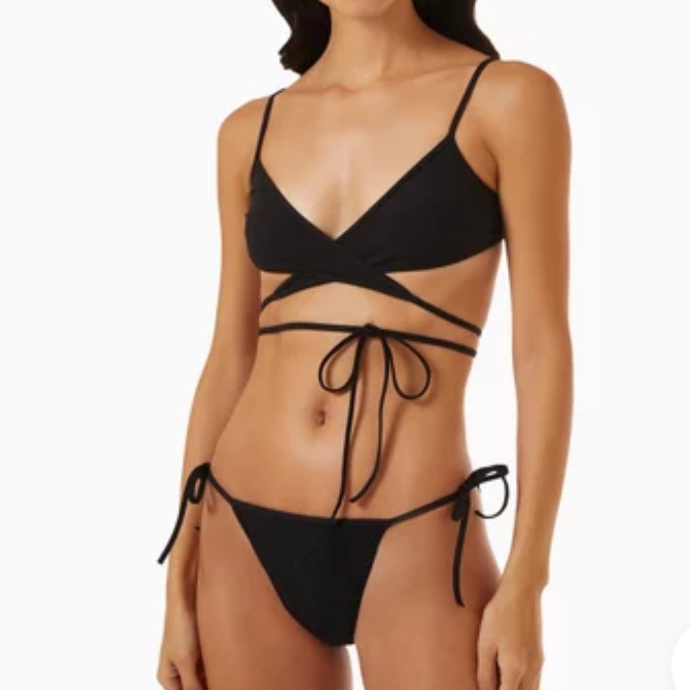 Balenciaga black Women's bikini set